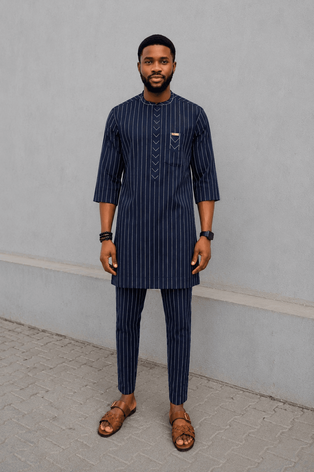 Midnight Stripe Senator Set